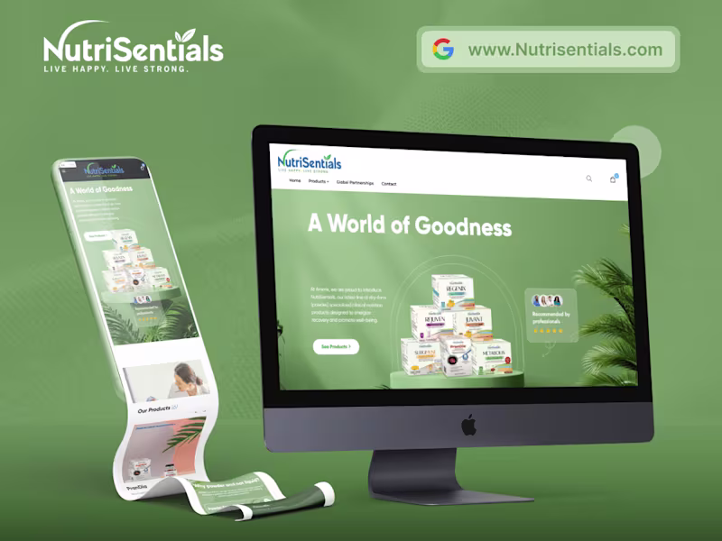 Cover image for Design & Develop E-Commerce Store for Health Supplements Brand