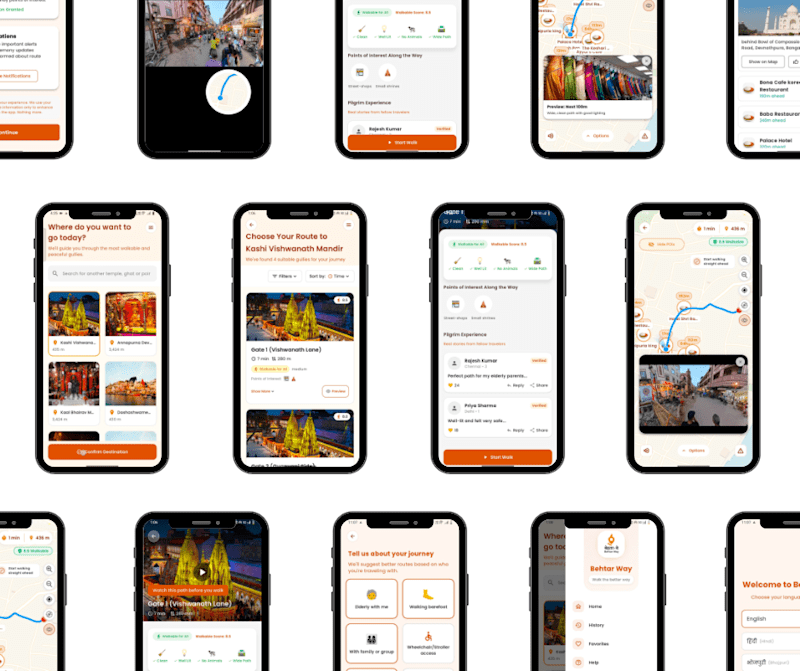 Cover image for Behtar-way Spiritual Travel App Development