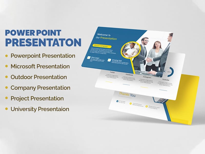 Cover image for I will design winning and unique powerpoint presentation pitch d