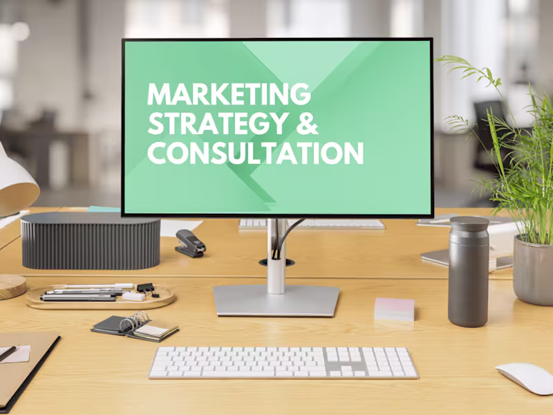 Cover image for Marketing Strategy and Consultation