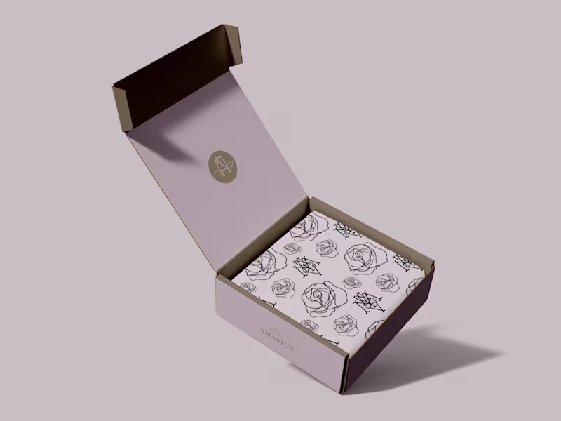 Cover image for Amasius Lingerie Brand Identity