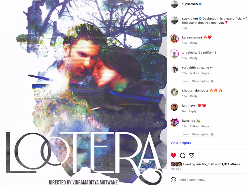 Cover image for Official Redesign for a Bollywood Movie Re-Release