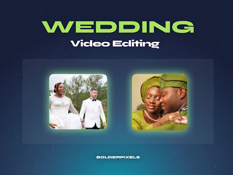 Cover image for Wedding Video Editing