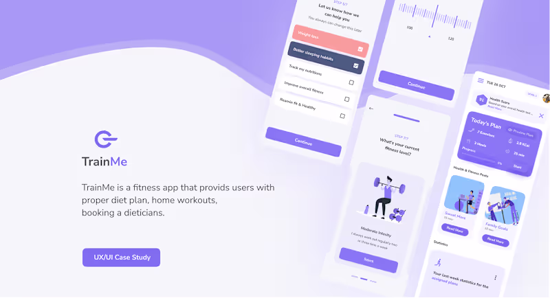 Cover image for Mobile Application Design - Fitness App