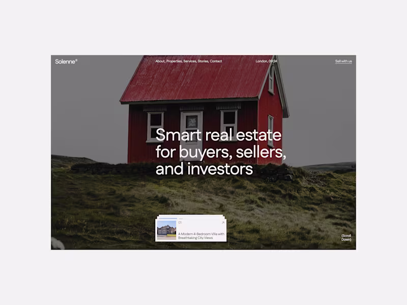 Cover image for Solenne Real Estate Website Framework