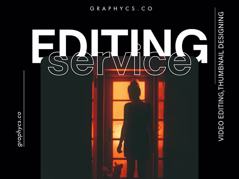 Cover image for Professional Video Editing and Thumbnail Design Services 