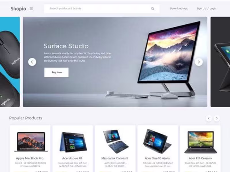 Cover image for  E-commerce Website Development