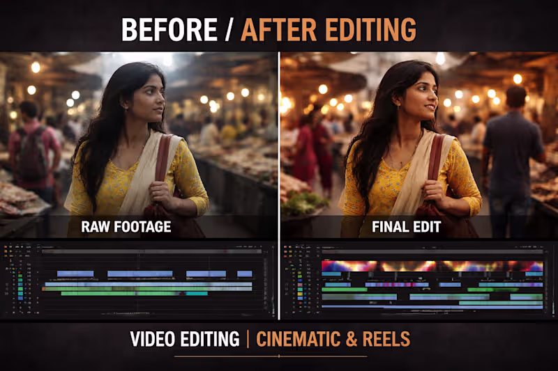 Cover image for Short-Film, YouTube Video & Podcast Editing