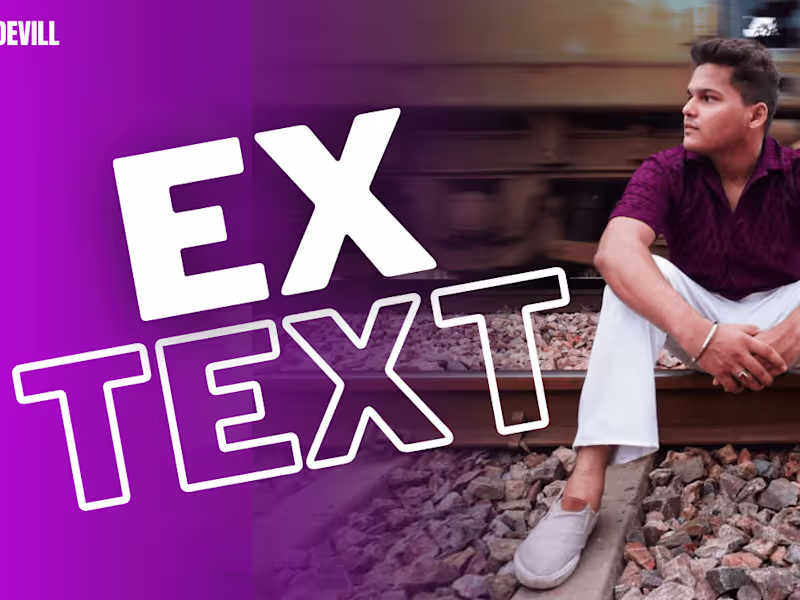 Cover image for DEVILL - EX TEXT | OFFICIAL MUSIC VIDEO | HINDI RAP SONG - YouT…