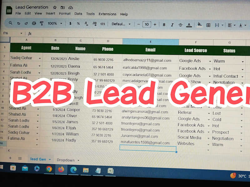 Cover image for B2B Lead Generation
