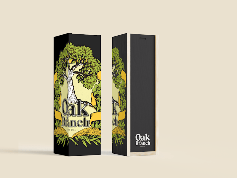 Cover image for Oak & Branch-Packaging design