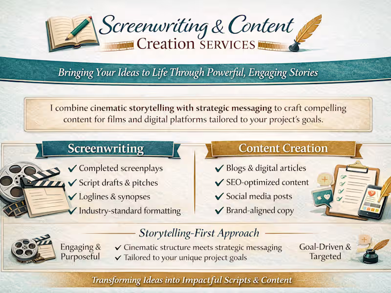 Cover image for Screenwriting and Content Creation