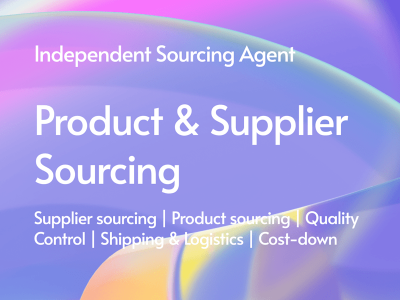 Cover image for One-Time Product Sourcing