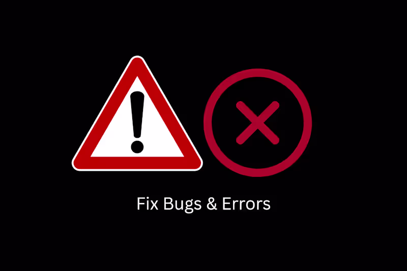 Cover image for Website, App, and API Bug Fixing & Troubleshooting