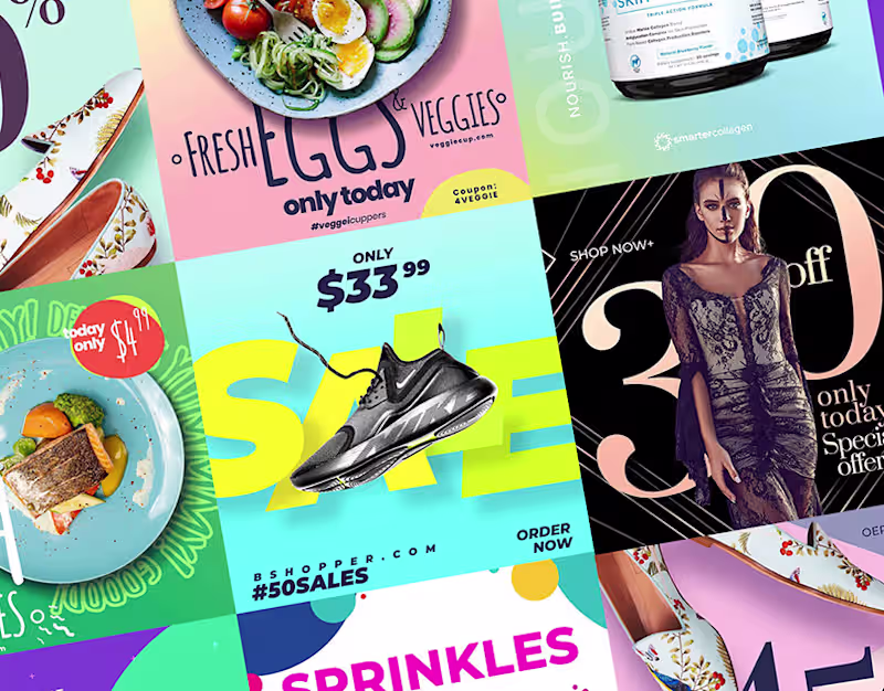 Cover image for Social Media Creative Ads on Behance