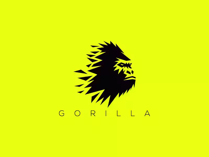 Cover image for Gorilla Vector Logo For Sale!