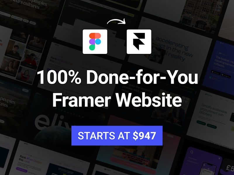 Cover image for High-Performance Framer Website Launch in 10 Days