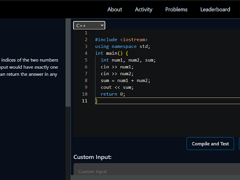 Cover image for Coding Problems Platform