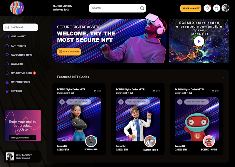 Cover image for UI/UX - cceNFT