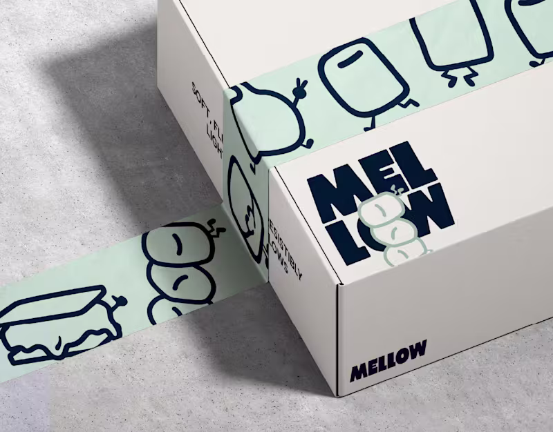 Cover image for Mellow | Visual identity & Packaging