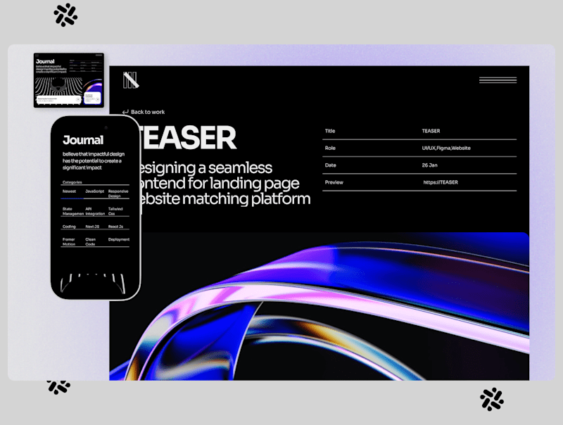 Cover image for Responsive React & Next Js Website 