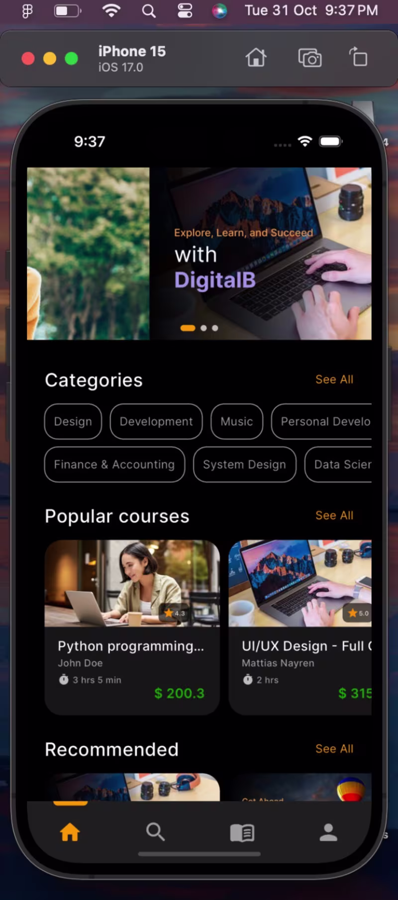 Cover image for Online Mobile App Desgin and Development
