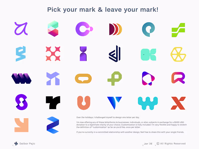 Cover image for Pick your mark & leave your mark! Over the holidays, I chall...