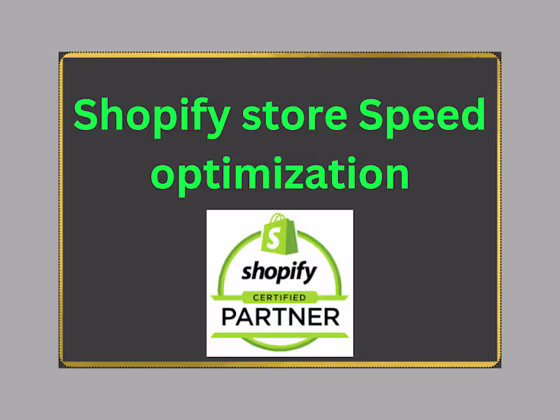 Cover image for Shopify store speed optimization