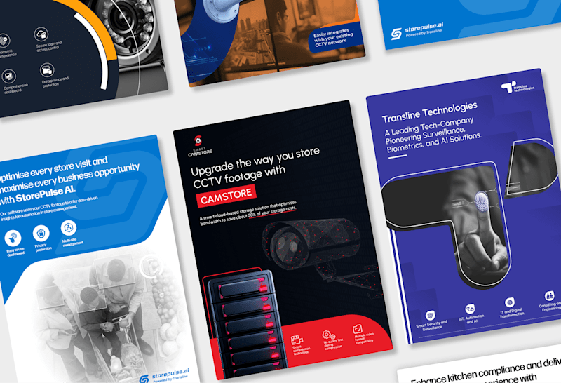 Cover image for Sales brochure designs for Transline Technologies