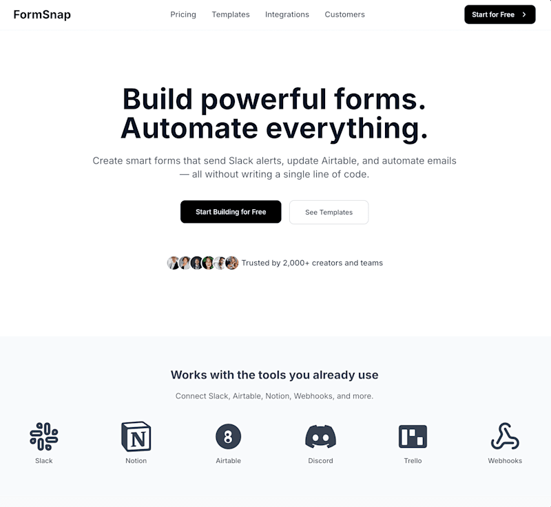 Cover image for FormSnap
