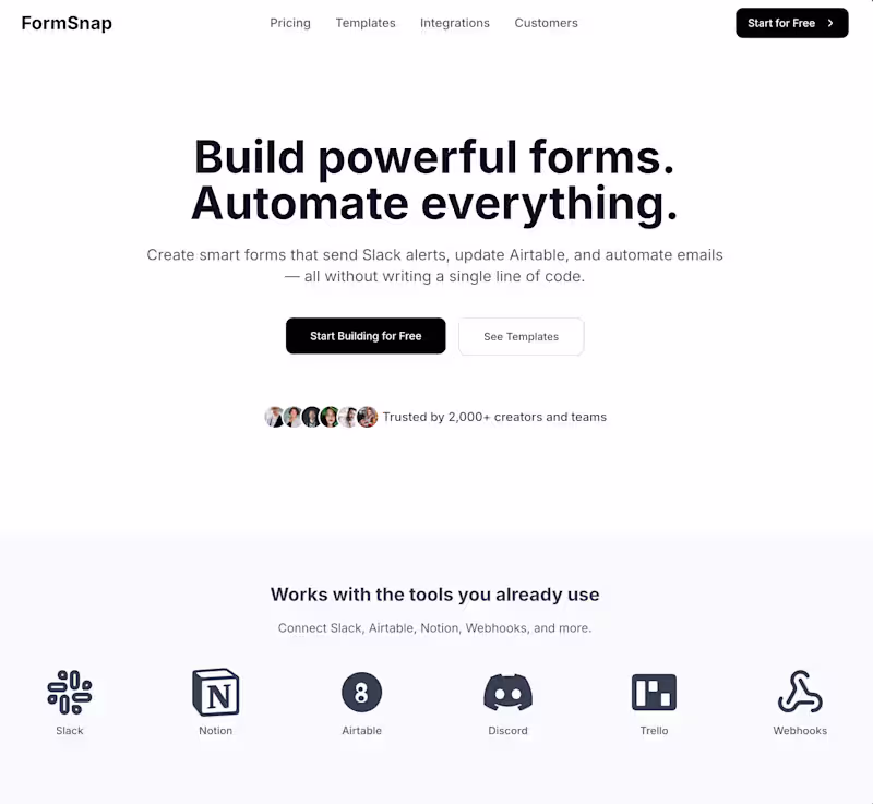 Cover image for FormSnap