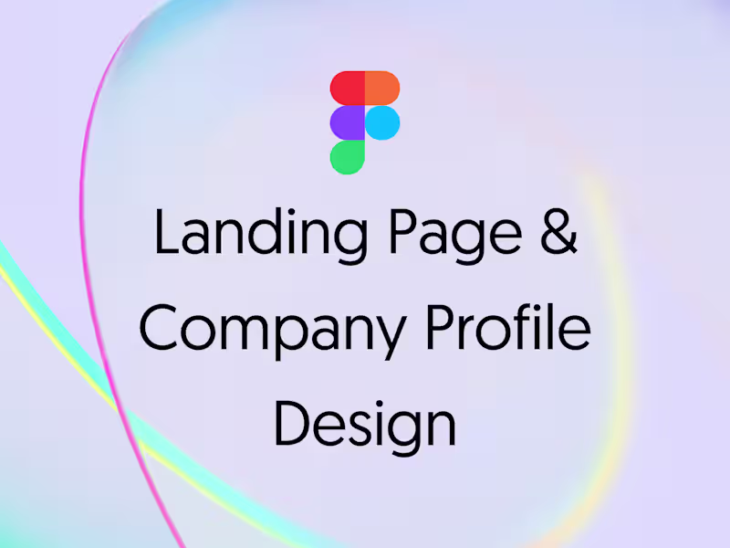Cover image for Clean & Modern Landing Page Design to Elevate Your Brand