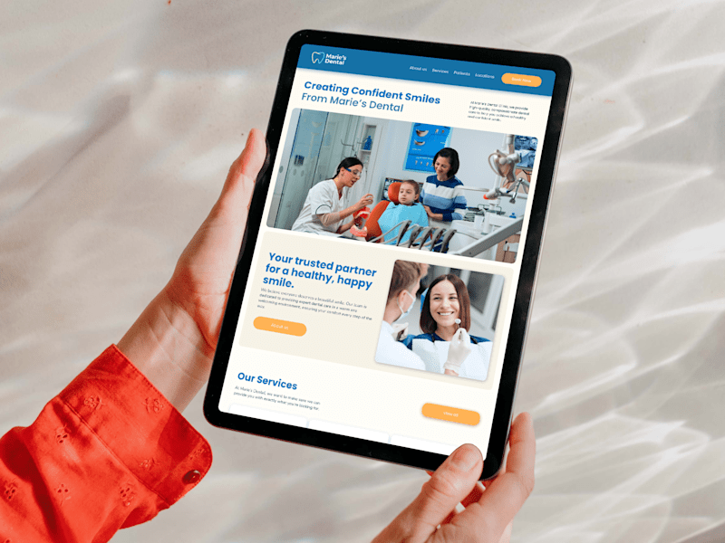 Cover image for Marie's Dental - Dental Clinic Website