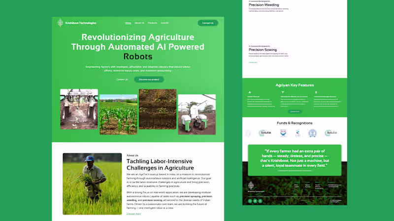 Cover image for Website Development | Krishiboot Technologies 