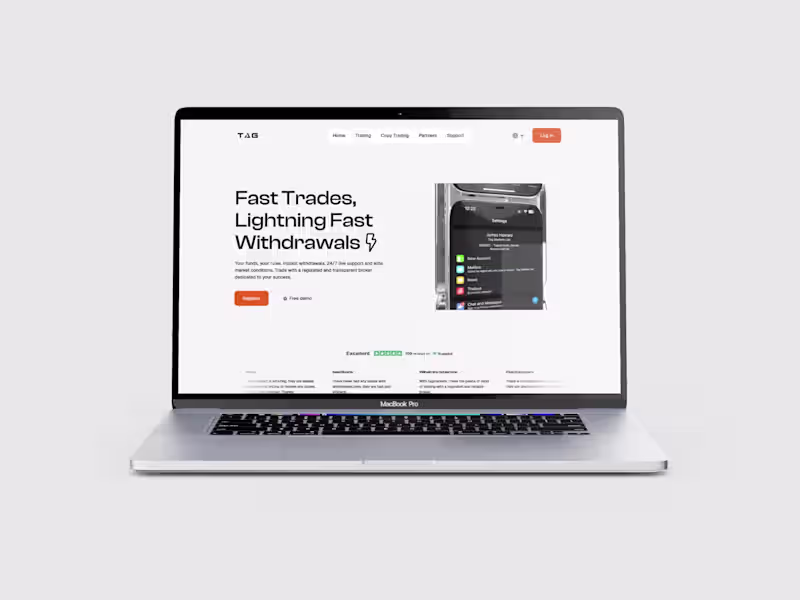 Cover image for Tag Markets – Fast growing trading platform