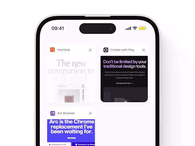 Cover image for Browser tab delete interaction 