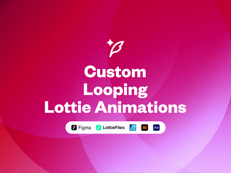 Cover image for Custom Lottie Animations for Portfolio Website