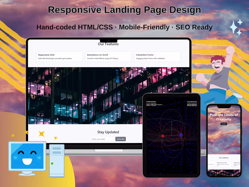 Cover image for Responsive Landing Page Design