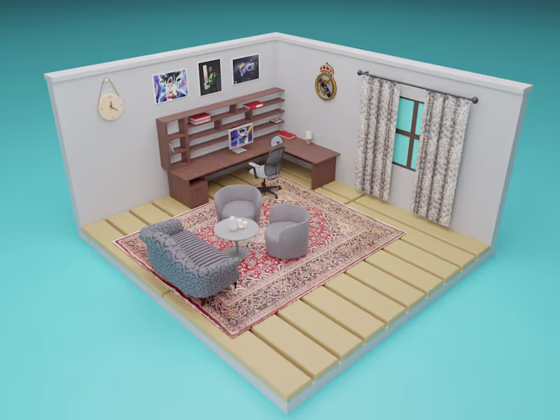 Cover image for I will make your 3d building and maps in blender and unity