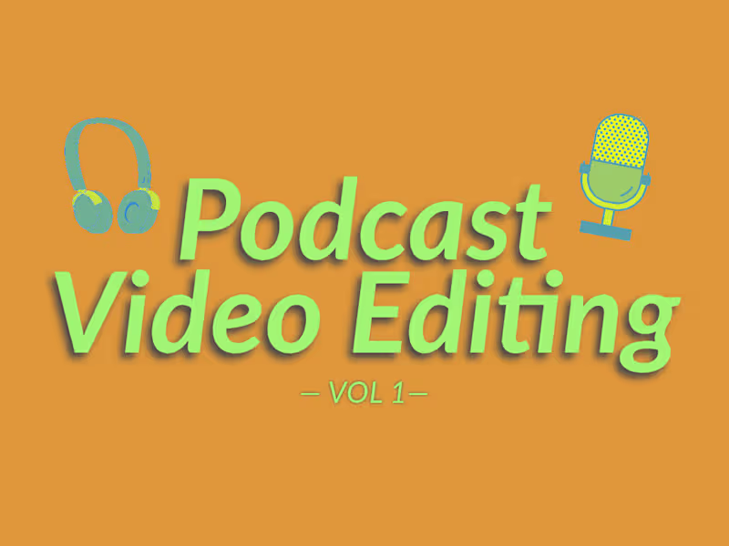 Cover image for podcast video editing