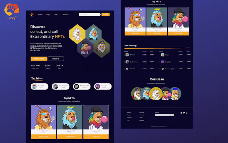 Cover image for Funkey Lion