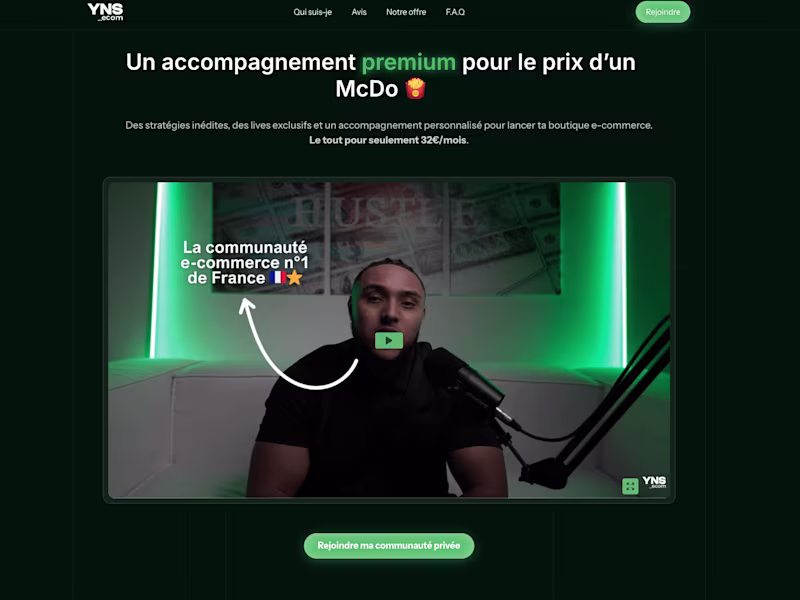 Cover image for Un accompagnement premium pour le prix dâ€™un McDo ðŸ�Ÿ