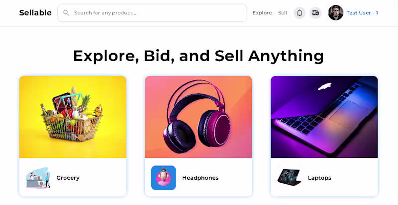 Cover image for Sellable - Multivendor + Bidding Platform