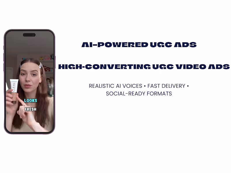 Cover image for AI-Powered UGC & Social Media Video Ads to Boost Your Sales Fast