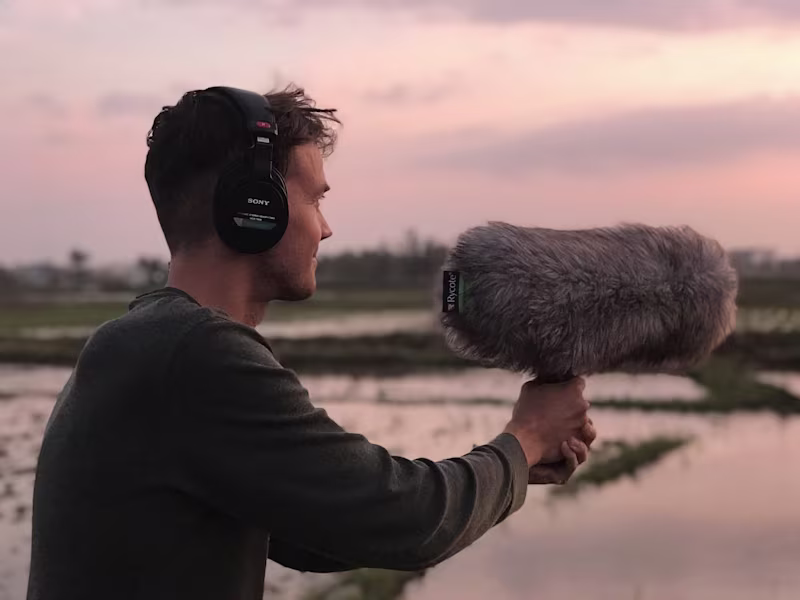 Cover image for sound effects, foley effects and audio editing for your projects