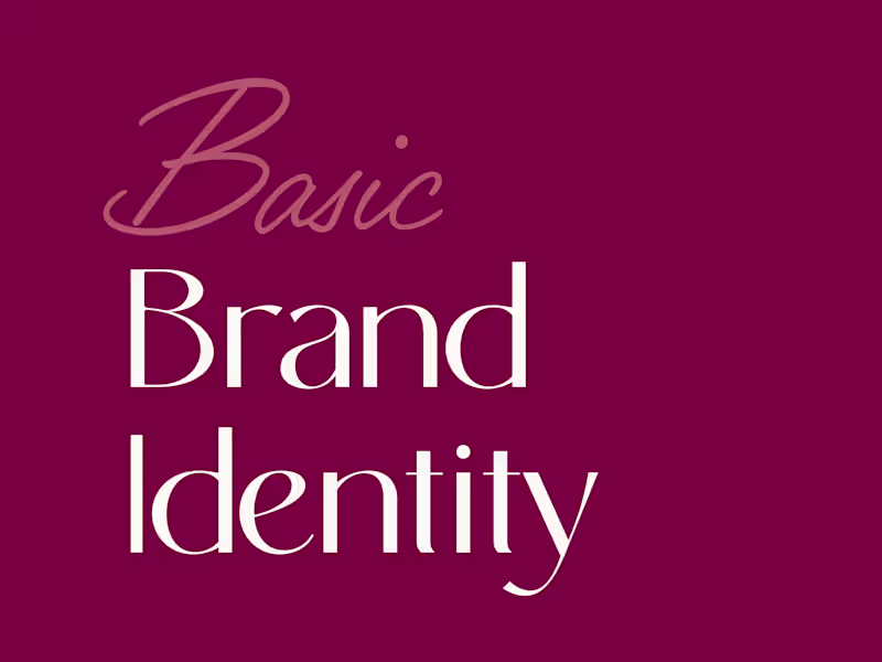 Cover image for Basic Brand Identity
