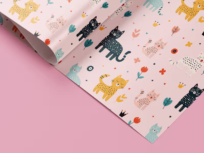 Cover image for Leopard Family Pattern 