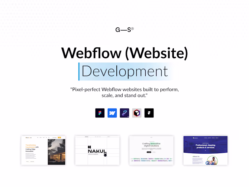 Cover image for Webflow - Website Development