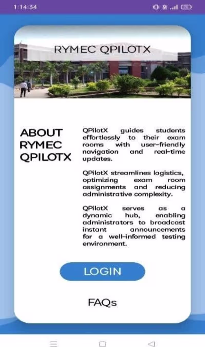 Cover image for Android app for exam seat allotment