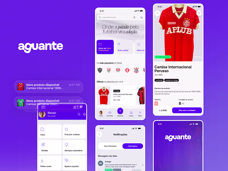 Cover image for Aguante, a Football Shirt Collectors Marketplace